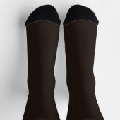 figdewdrops Bear dark brown crew socks ソックス (上部)
