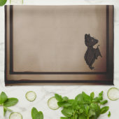 figdewdrops Blinky the Bat Fog kitchen towel キッチンタオル (折り畳み)