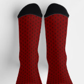 figdewdrops Blinky the Bat pattern Red Socks ソックス (上部)