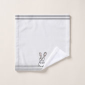 figdewdrops Bunny Bath Towel Set バスタオルセット (ウォッシュタオル)