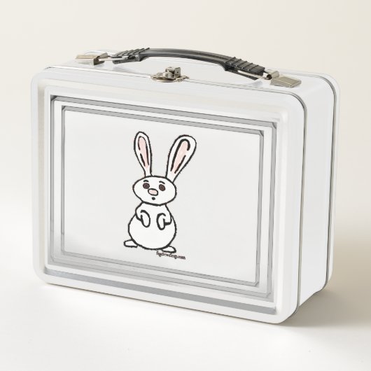 figdewdrops Bunny Lunch Box メタルランチボックス (正面)