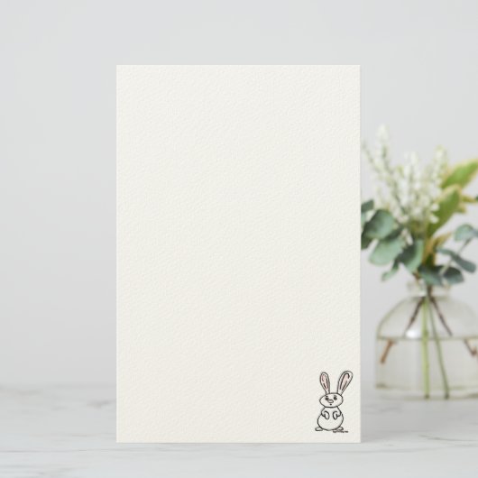 figdewdrops Bunny Stationery 便箋 (スタンド正面)