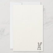 figdewdrops Bunny Stationery 便箋 (正面)