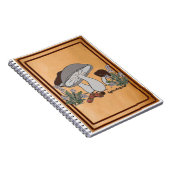 figdewdrops caterpillar mushroom notebook ノートブック (右側)