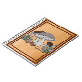 figdewdrops caterpillar mushroom notebook ノートブック (左側)