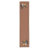 figdewdrop's Fall gingham Table Runner ショートテーブルランナー (正面)