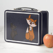 figdewdrops Fig Fox & Blinky Bat Lunch Box メタルランチボックス (インサイチュ)