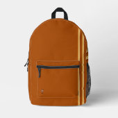 figdewdrops Fig the fox Orange Backpack プリントバックパック (正面)