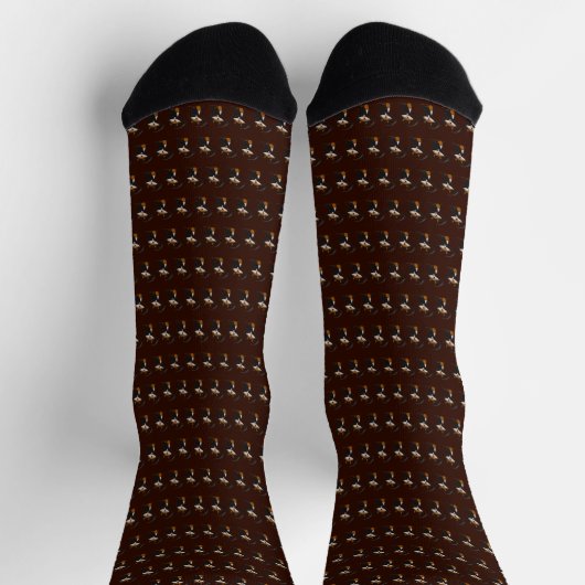 figdewdrops Grim Fig pattern Socks ソックス (上部)