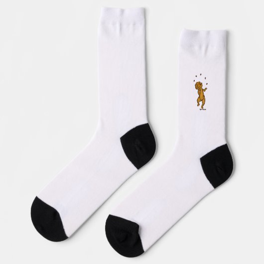 figdewdrops Juggling Squirrel crew socks ソックス (左)