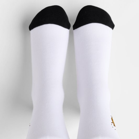 figdewdrops Juggling Squirrel crew socks ソックス (上部)