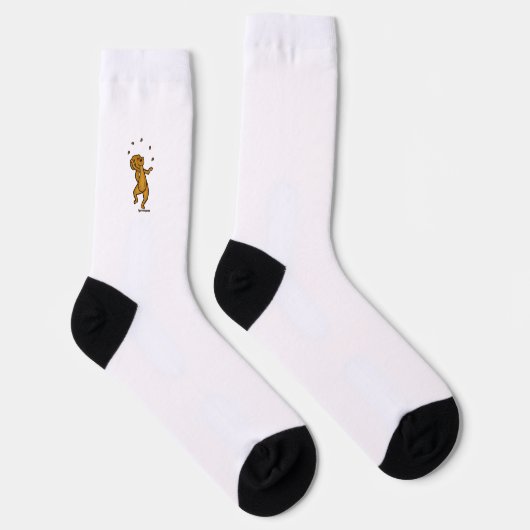 figdewdrops Juggling Squirrel crew socks ソックス (右)