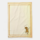 figdewdrops Juggling Squirrel kitchen towel キッチンタオル (縦)