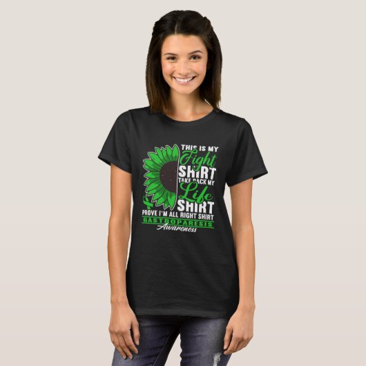 Figh I Digestive Tract Paralysis I Gastroparesis Tシャツ (正面フル)