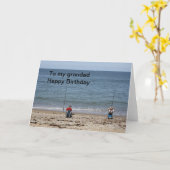 Fighmer To My Grand Cardハッピーバースデー カード (黄色い花)