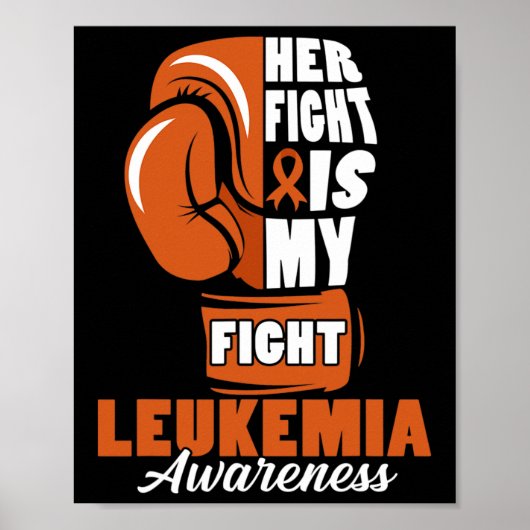 Fightは私のFight Leukemiaの認識度月のサポート ポスター (正面)