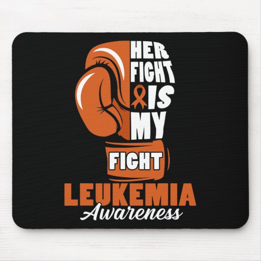 Fightは私のFight Leukemiaの認識度月のサポート マウスパッド (正面)