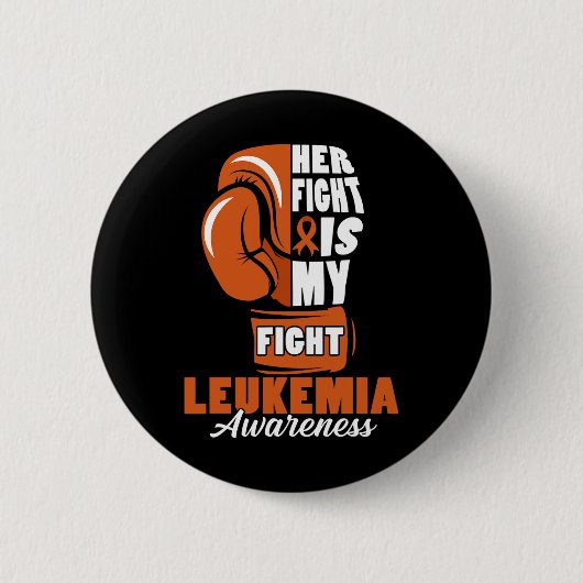 Fightは私のFight Leukemiaの認識度月のサポート 缶バッジ (正面)