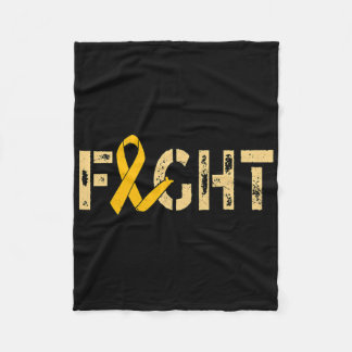 Fight Childhood Cancer Awareness 2  フリースブランケット