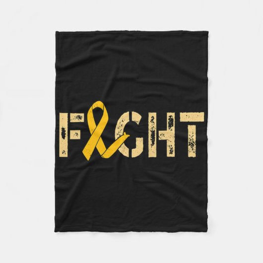 Fight Childhood Cancer Awareness 2  フリースブランケット (正面)