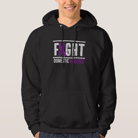 Fight Domestic Violence Awareness Survivor パーカ (正面)