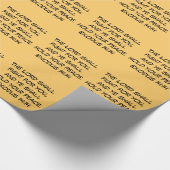 Fight For主のオレンジ包装紙 ラッピングペーパー (角)