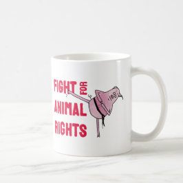 Fight for Animal Rights コーヒーマグカップ