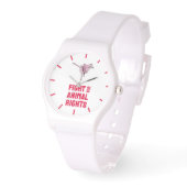 Fight for Animal Rights 腕時計 (傾斜)