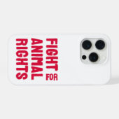 Fight for Animal Rights iPhoneケース (裏面横)