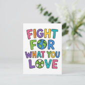 Fight For What You Love Nuclear Power Future ポストカード (スタンド正面)