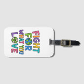 Fight For What You Love Nuclear Power Future ラゲッジタグ (正面横)