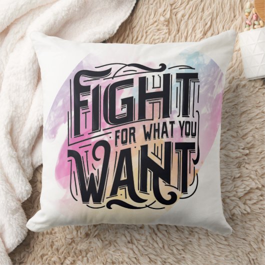 Fight for what you want クッション (ブランケット)