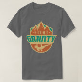 Fight Gravity Mountain Wall Climbing T Tシャツ (デザイン正面)