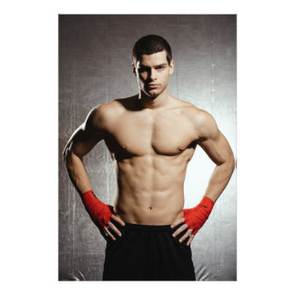 Fight Hot Guyポスターの準備 フォトプリント