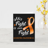 Fight Is Our Fight Leukemia認識度Support Leuk カード (黄色い花)