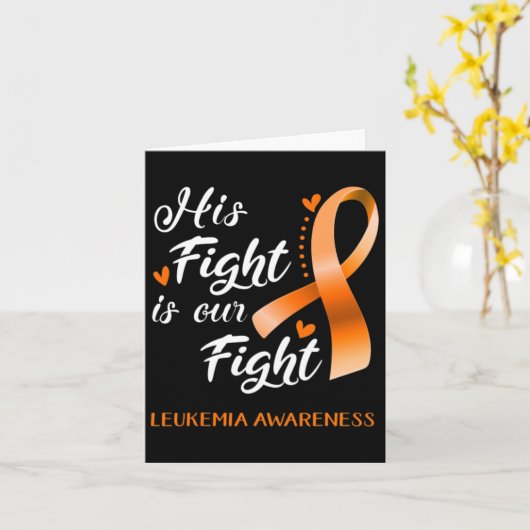 Fight Is Our Fight Leukemia認識度Support Leuk カード (黄色い花)