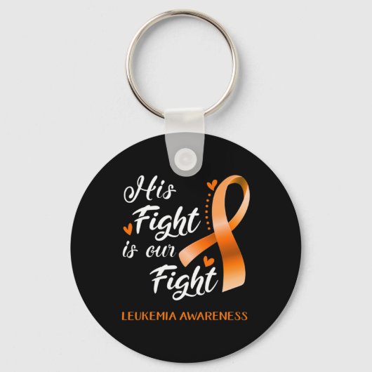 Fight Is Our Fight Leukemia認識度Support Leuk キーホルダー (正面)