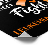 Fight Is Our Fight Leukemia認識度Support Leuk ポスター (角)