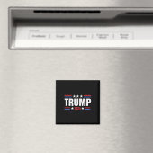 Fight Legends Never Die 2024トランプ射撃、 発砲(2辺) マグネット (インサイチュ (食洗機))