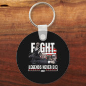 Fight Legends Never Die 2024トランプ射撃、 発砲(Ba上) キーホルダー (正面)