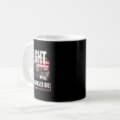 Fight Legends Never Die 2024トランプ射撃、 発砲（Ba上） コーヒーマグカップ (正面左)