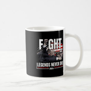 Fight Legends Never Die 2024トランプ射撃、 発砲(Ba上) コーヒーマグカップ
