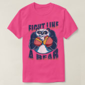 Fight like a bear tシャツ (デザイン正面)