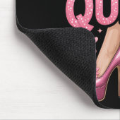 Fight Like A Queen Breast Cancer Awareness High He マウスパッド (コーナー)