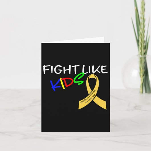 Fight Like Kids 小児がん啓発月間 G カード (正面)
