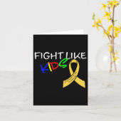 Fight Like Kids 小児がん啓発月間 G カード (黄色い花)