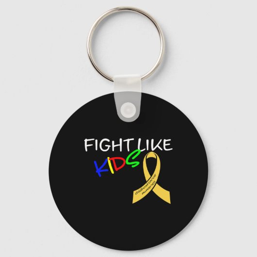 Fight Like Kids 小児がん啓発月間 G キーホルダー (正面)