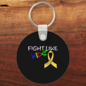 Fight Like Kids 小児がん啓発月間 G キーホルダー (正面)