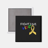 Fight Like Kids 小児がん啓発月間 G マグネット (正面/裏面)