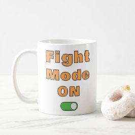 Fight Mode On コーヒーマグカップ